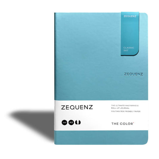 ZEQUENZE - THE COLOR Notebook - A5 - Turqoise