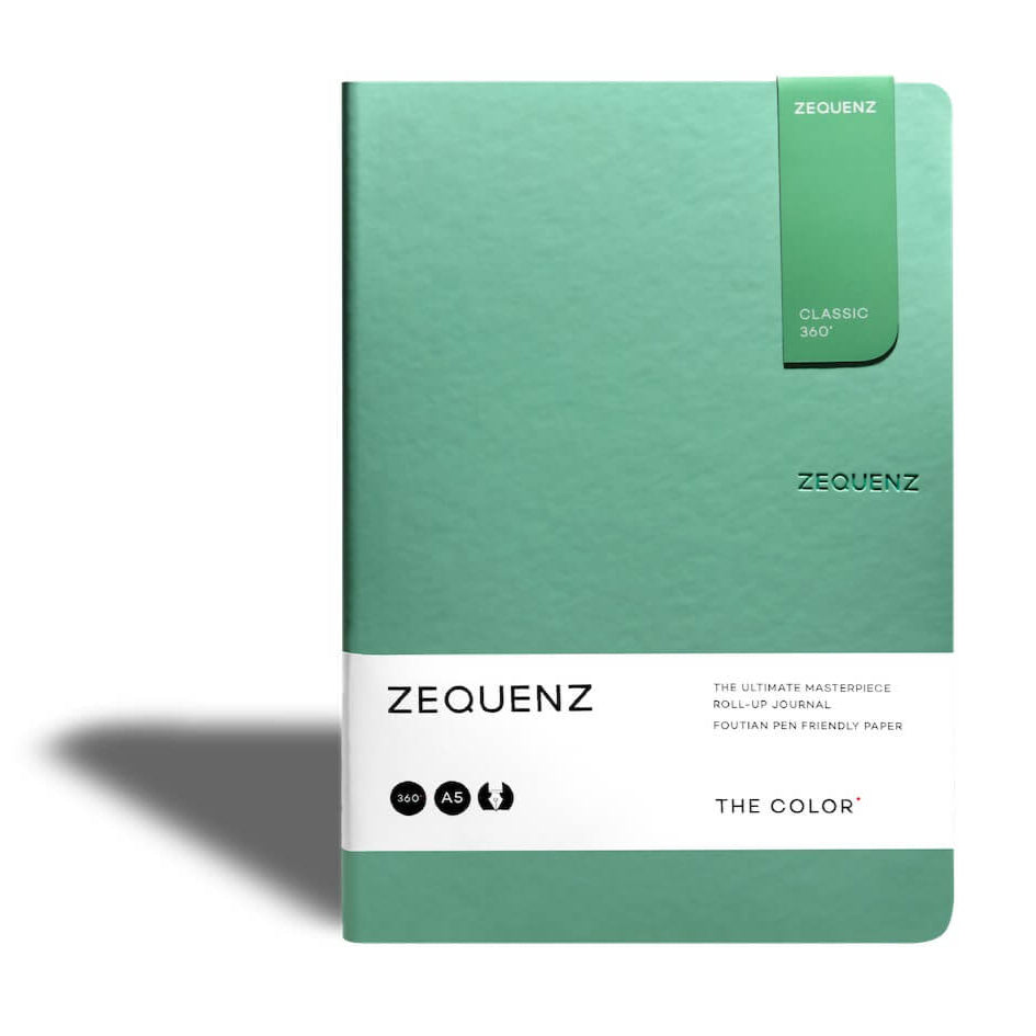 ZEQUENZE - THE COLOR Notebook - A5 - Fern