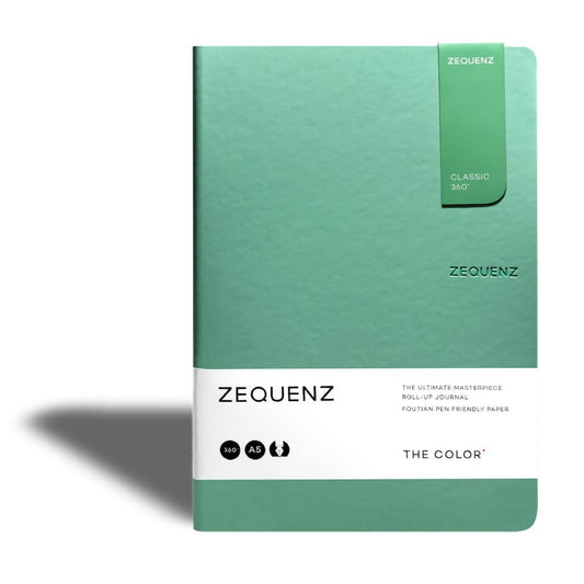 ZEQUENZE - THE COLOR Notebook - A5 - Fern