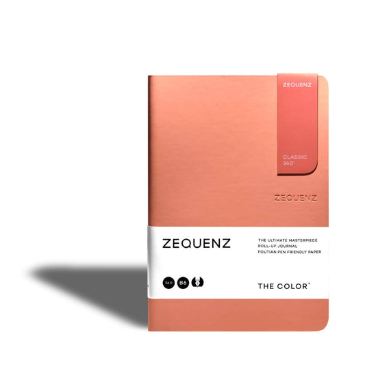 ZEQUENZE - THE COLOR Notebook - B6 - Peach