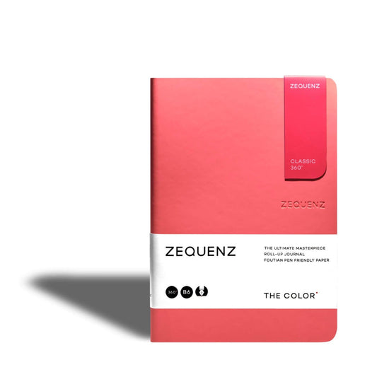 ZEQUENZE - THE COLOR Notebook - B6 - Coral
