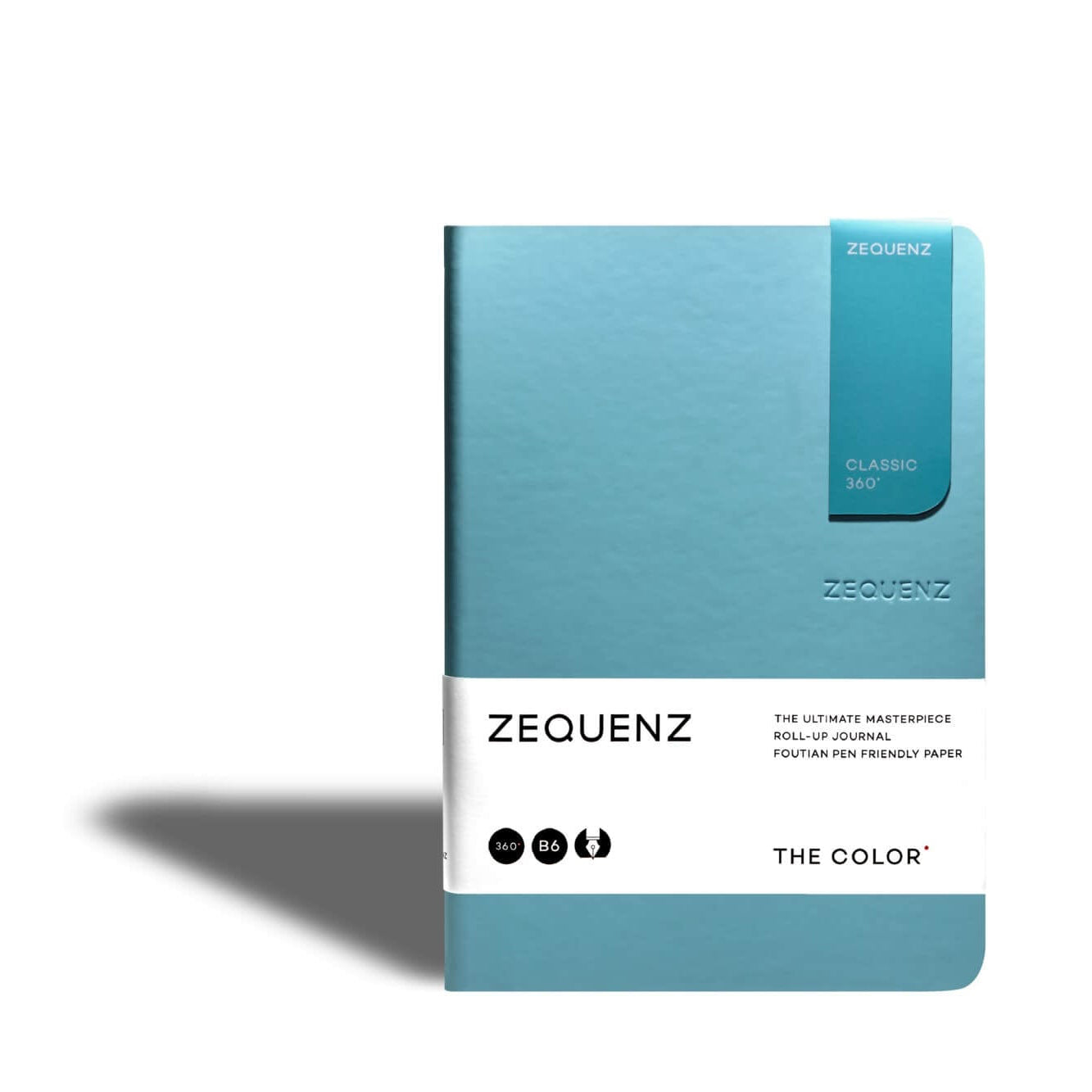 ZEQUENZE - THE COLOR Notebook - B6 - Turqoise
