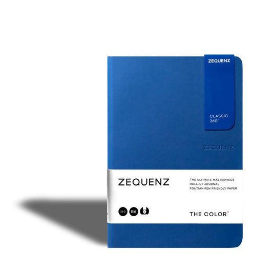 ZEQUENZE - THE COLOR Notebook - B6 - Royal Blue