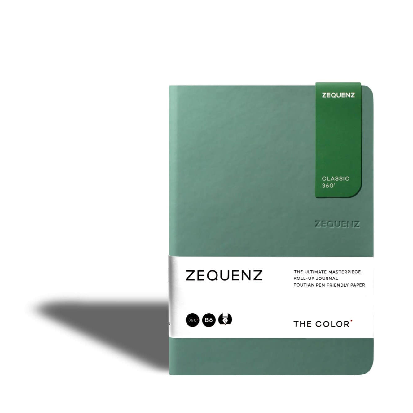 ZEQUENZE - THE COLOR Notebook - B6 - Jade
