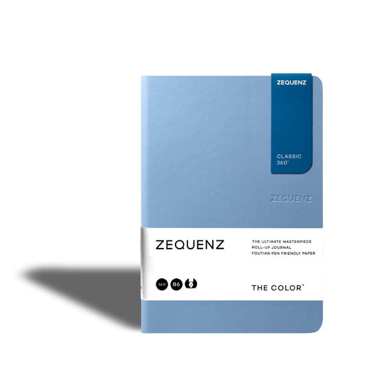 ZEQUENZE - THE COLOR Notebook - B6 - Light Blue