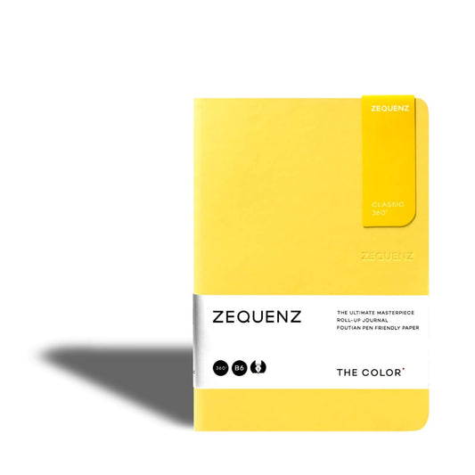 ZEQUENZE - THE COLOR Notebook - B6 - Mustard