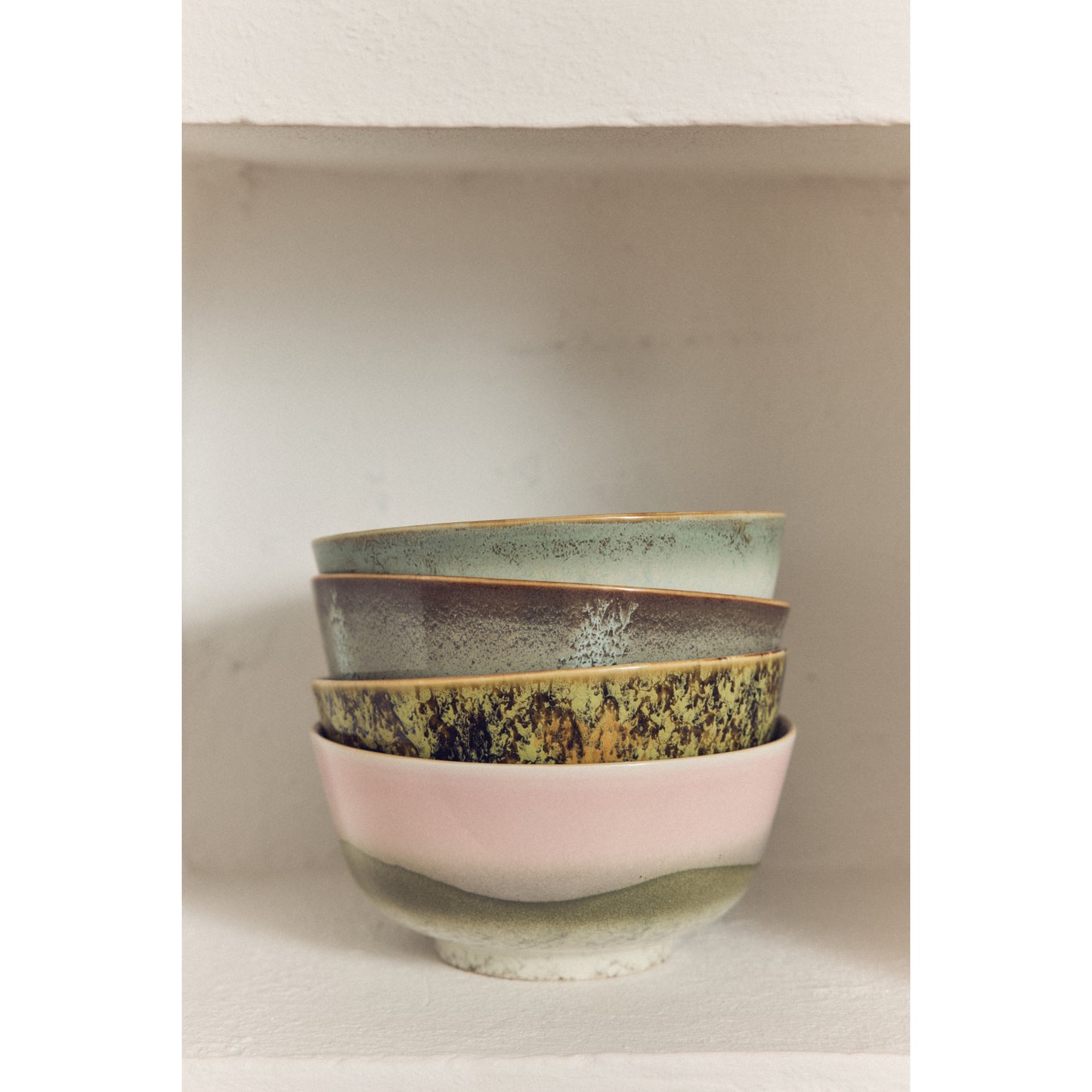 Hübsch© - AMARE SERVING PLATE/TRAY - Sand/Green (Set of 2)