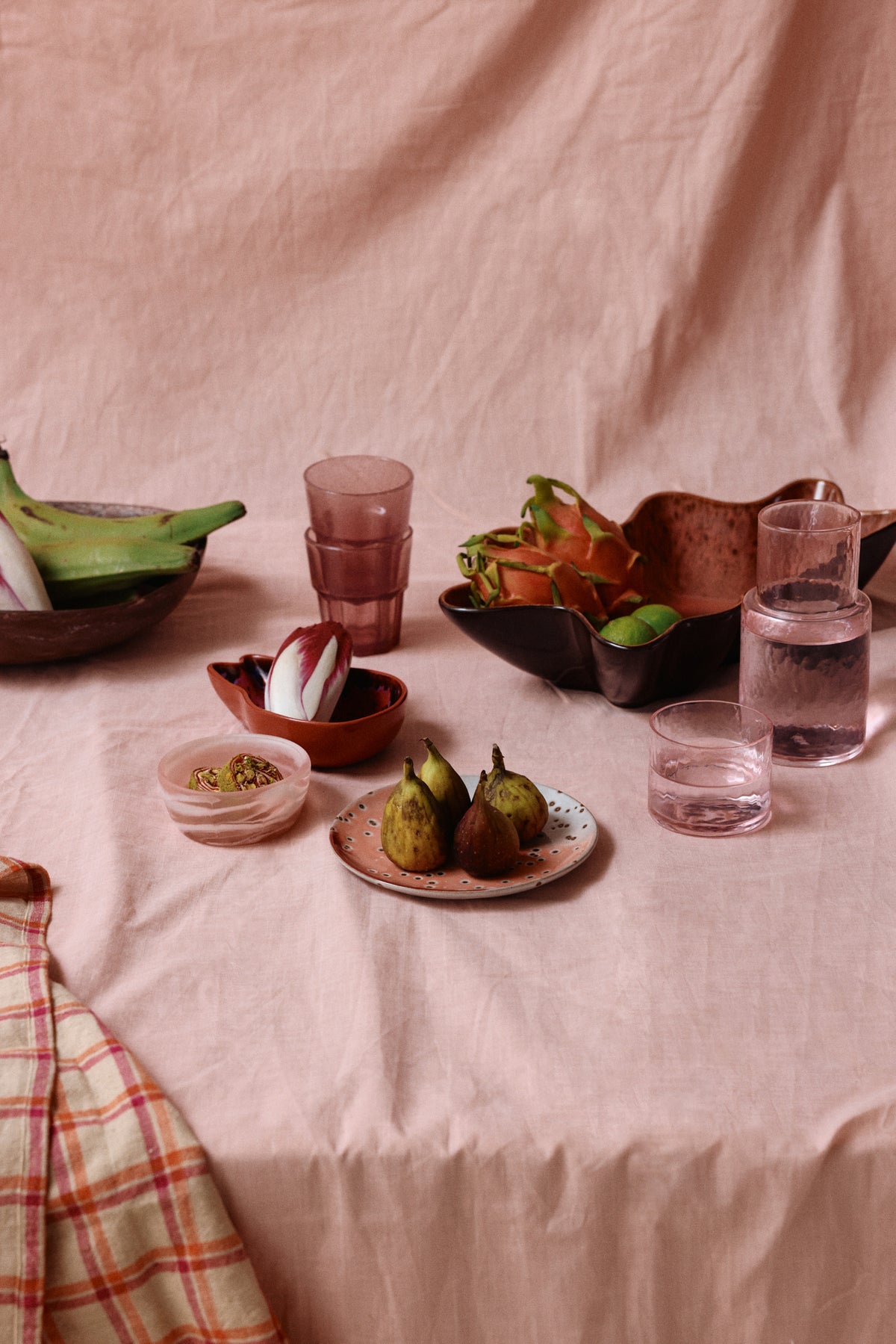 HKliving 70s Ceramics Dessertteller Lychee 2er Set kleine Keramik Teller im Retro Look