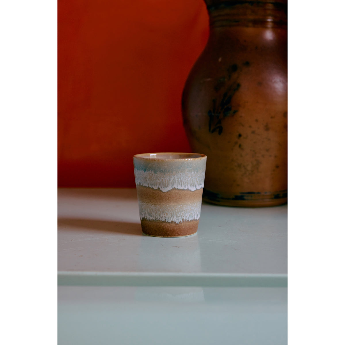 Hübsch© - AMARE SERVING PLATE/TRAY - Sand/Green (Set of 2)