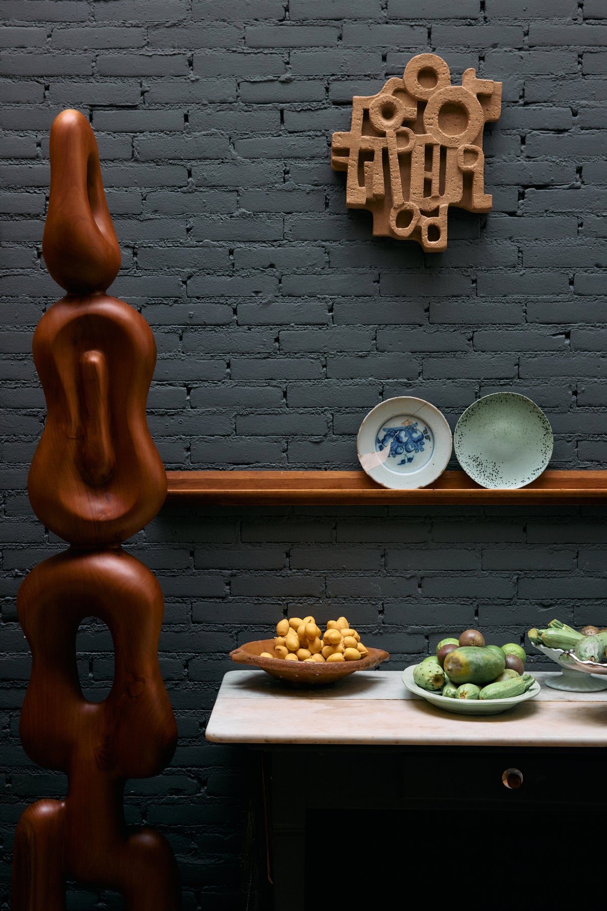HKliving 70s Ceramics Kleine Teller Fleck 2er Set kleine Keramik Teller im Retro Look