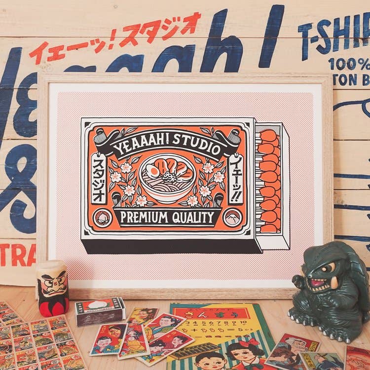 Poster Yeaaah! Studio „Matchbox“, Format 30 x 40 cm