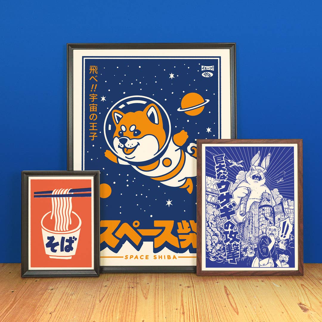 Poster Yeaaah! „Soba“ Format A4 und 50 x 70 cm