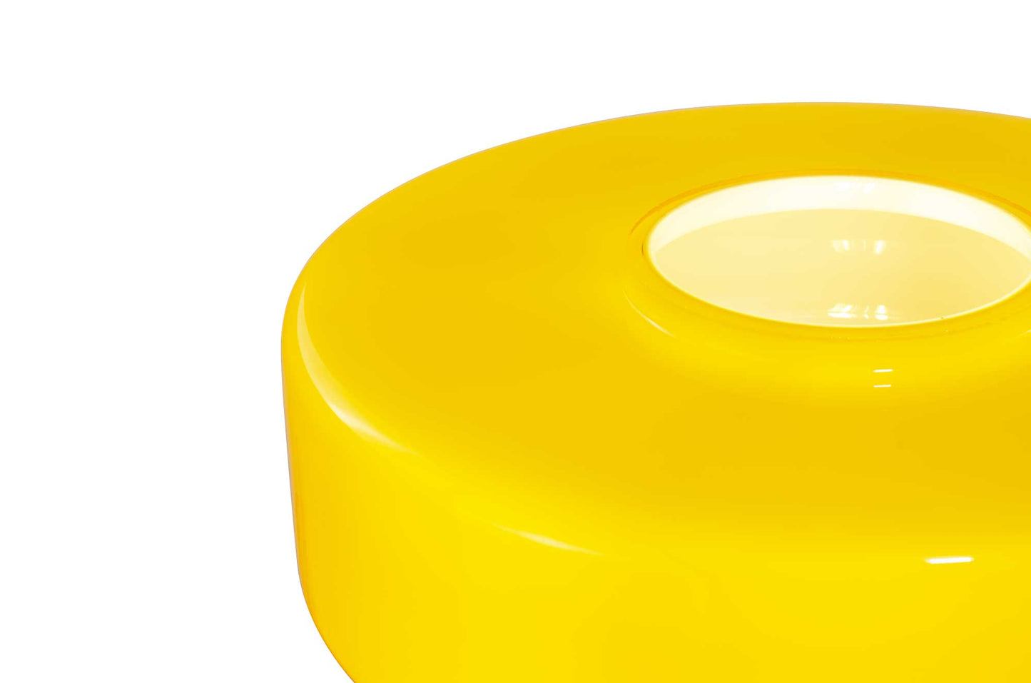 C-Création -Foza Tischlampe mit farbigem Glas und Retro-Stil - Blau