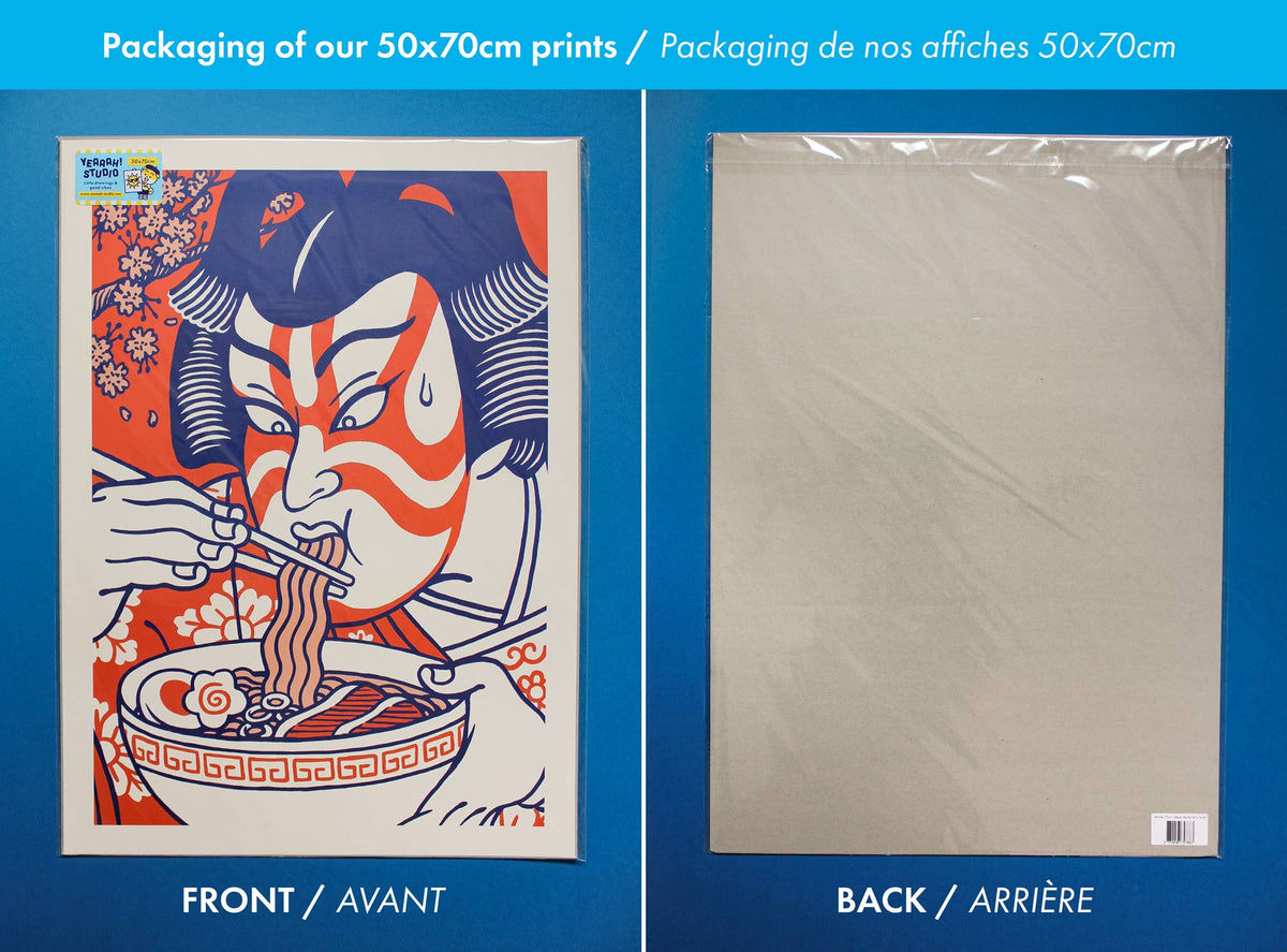 Poster Yeaaah! „Kabuki Ramen“ Format 30 x 40 cm