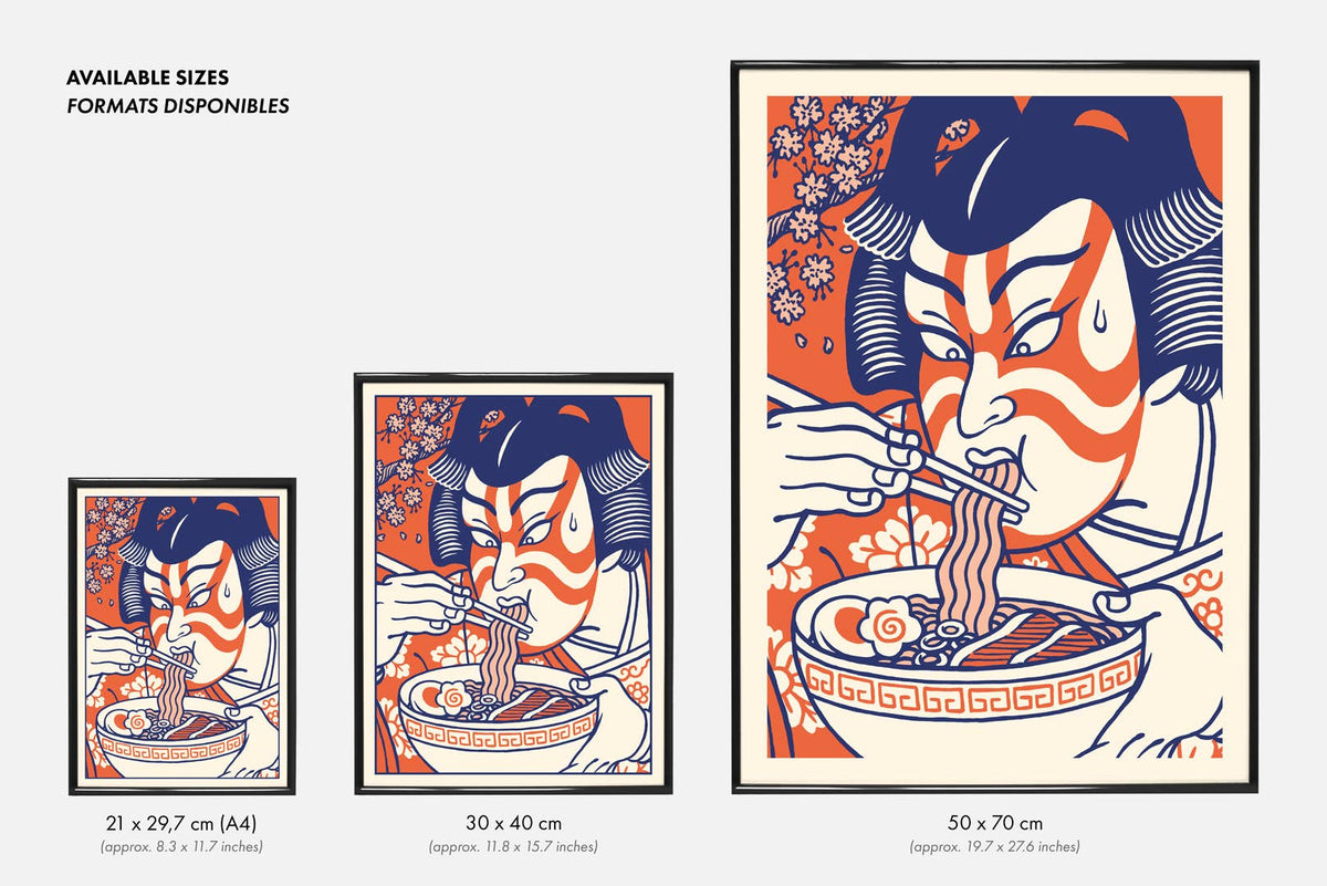 Poster Yeaaah! „Kabuki Ramen“ Format 30 x 40 cm
