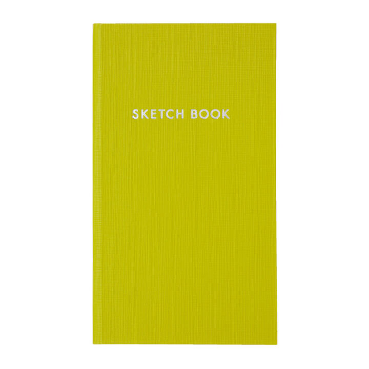 Kokuyo Sketch Book, kariert 3 mm, 95 × 165 mm, Sulphur Yellow