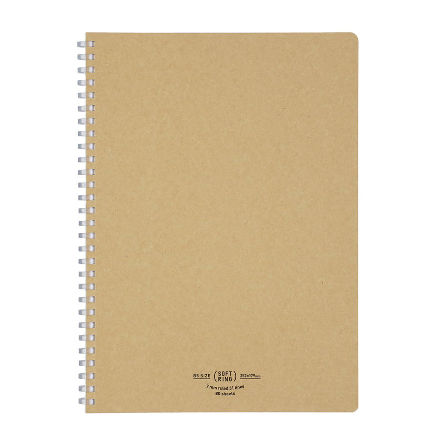 Softring Notebook B5 Beige liniert