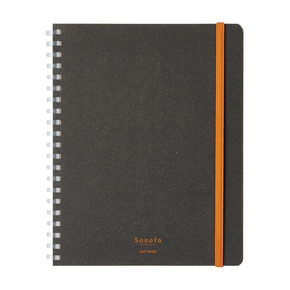 Kokuyo Eco Softring Soofa B6 Black, liniert 4 mm