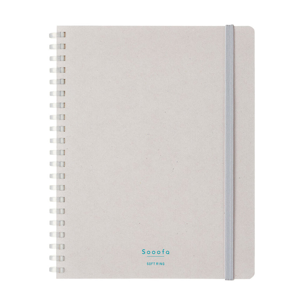 Kokuyo Eco Softring Soofa B6 Grey, liniert 4 mm