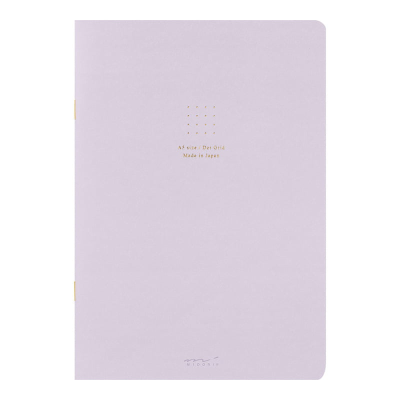 Miduri Schreibheft, Color Dot Notebook Purple
