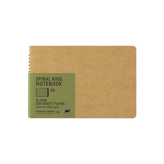 Traveller's Company - SPIRAL RING NOTEBOOK B5 SLIM - DW Kraft Paper (Kopie)