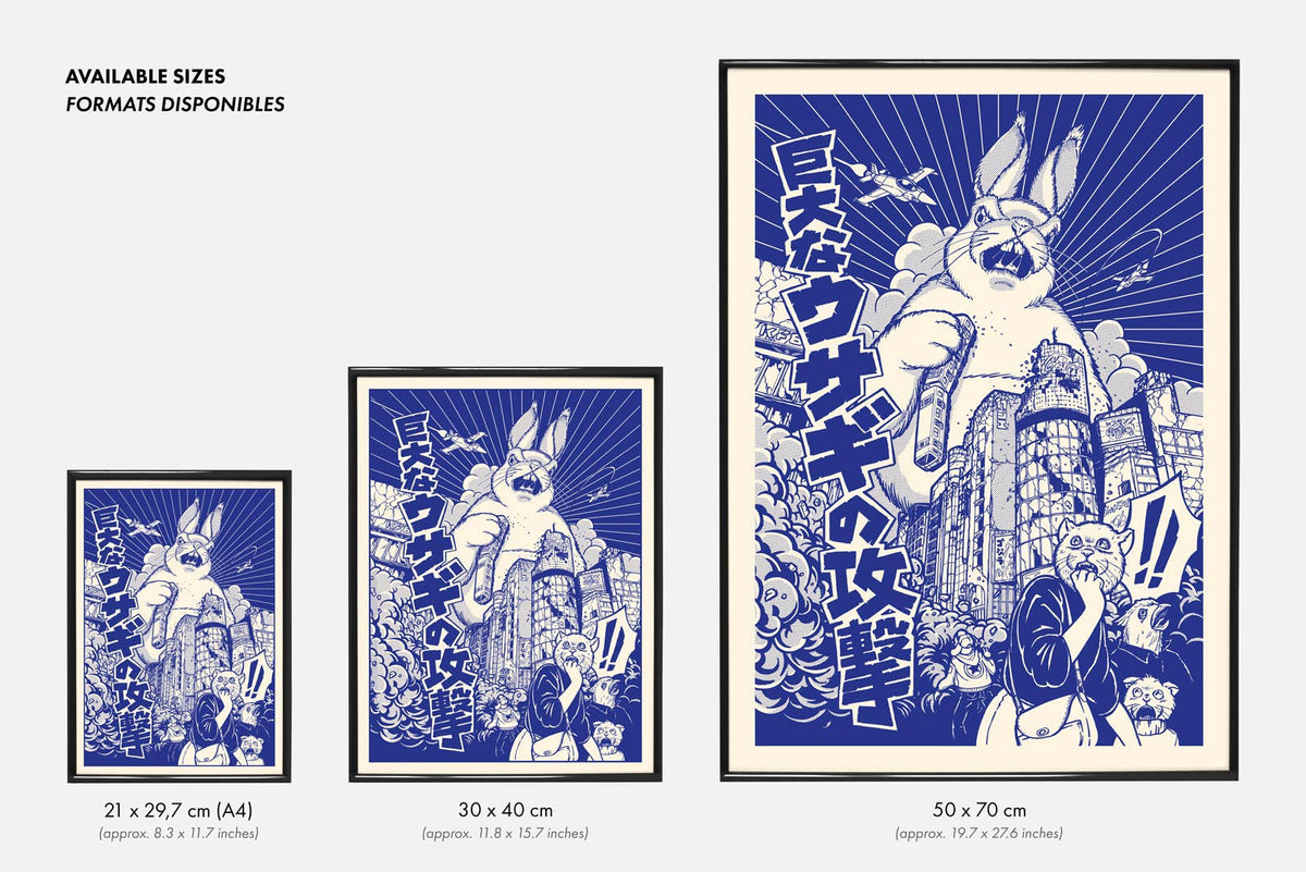 Poster Yeaaah! Studio „Usagi", Format 30 x 40 und 50 x 70 cm