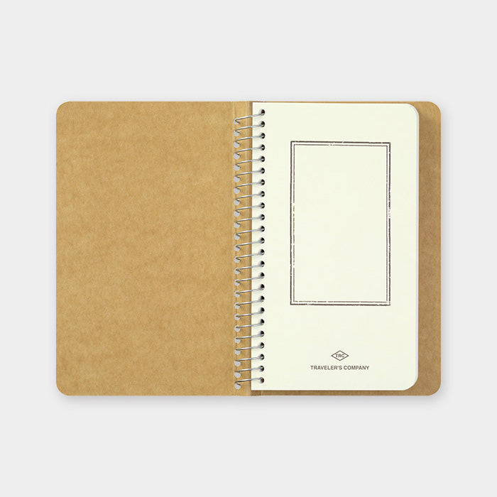 Traveller's Company - SPIRAL RING NOTEBOOK A6 SLIM - MD Paper White