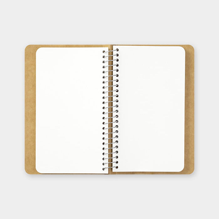 Traveller's Company - SPIRAL RING NOTEBOOK A6 SLIM - MD Paper White