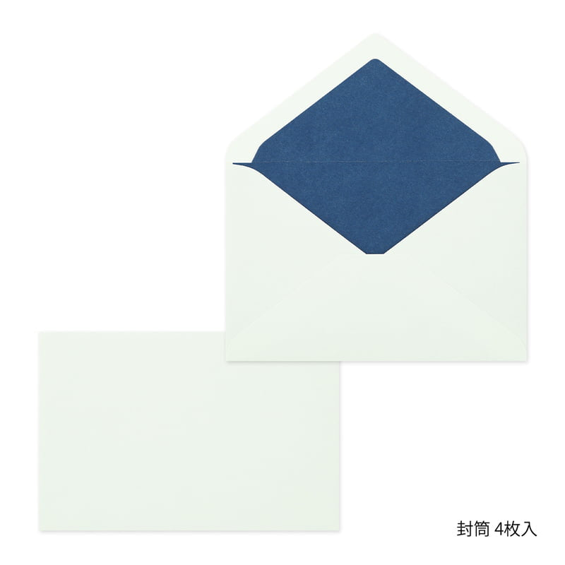 Midori „Giving a Color“ Briefset Blau mit passenden Umschlägen, A5