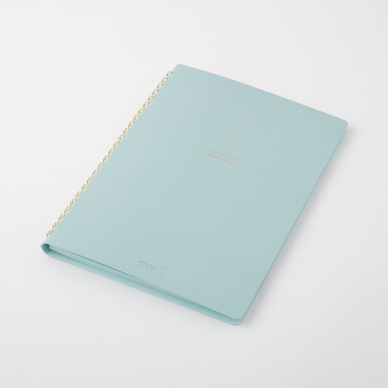Midori Ring Notebook Color A5 Dot Grid Blue