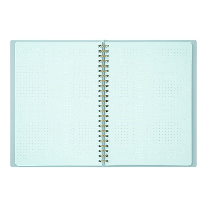 Midori Ring Notebook Color A5 Dot Grid Blue