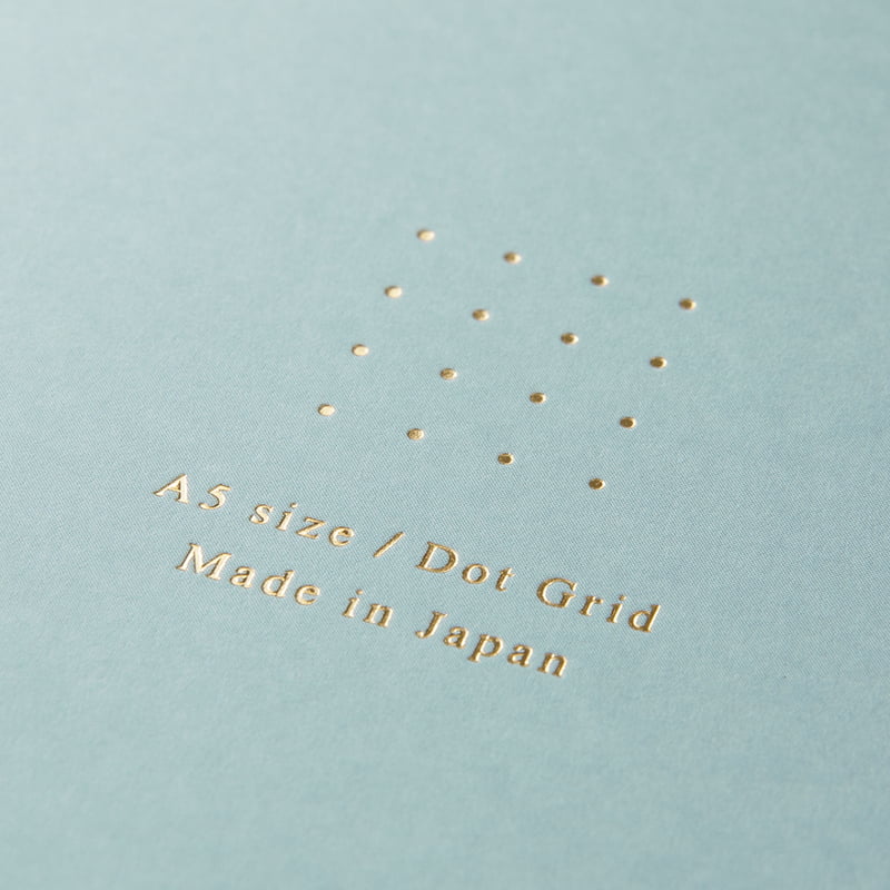 Midori Ring Notebook Color A5 Dot Grid Blue
