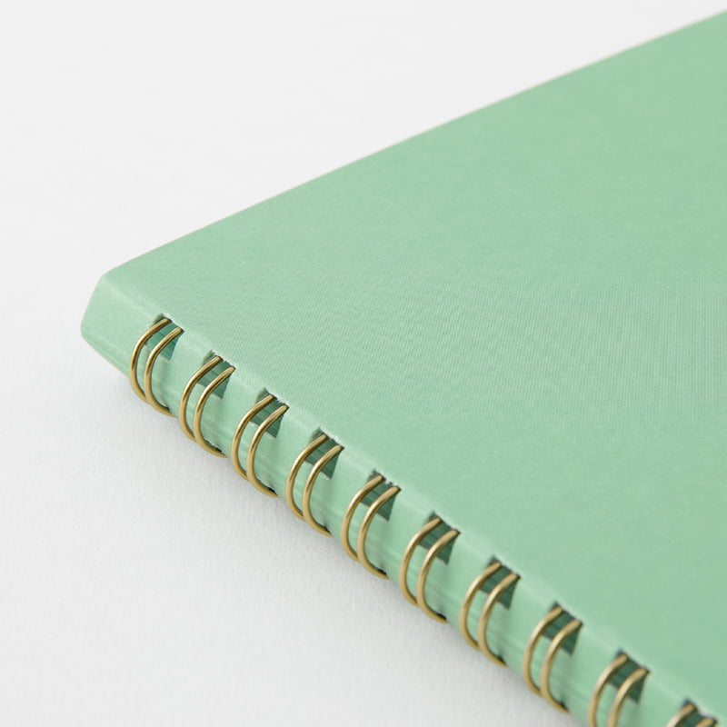 Midori Ring Notebook Color A5 Dot Grid Green