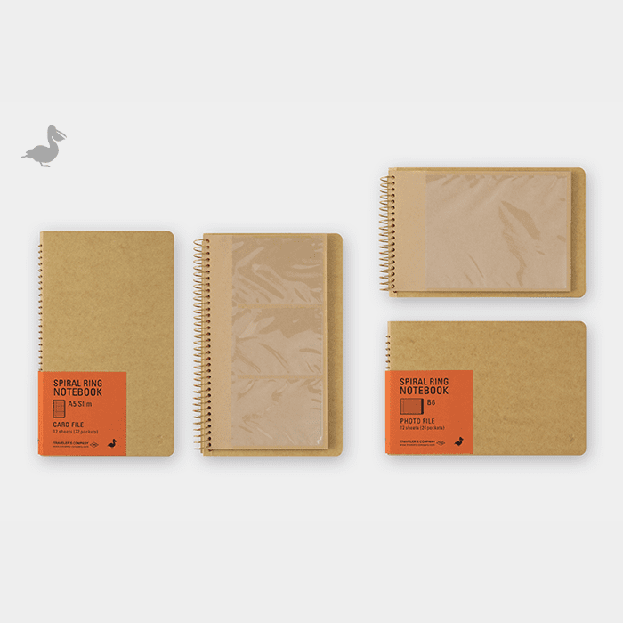 Traveller's Company - SPIRAL RING NOTEBOOK A5 -Card File