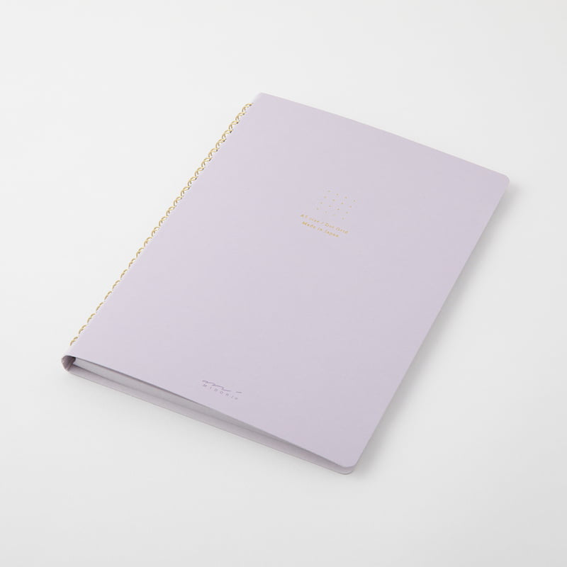Midori Ring Notebook Color A5 Dot Grid Purple