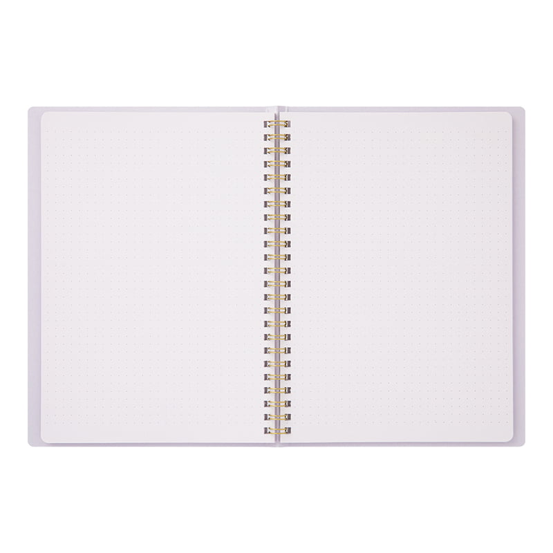 Midori Ring Notebook Color A5 Dot Grid Purple