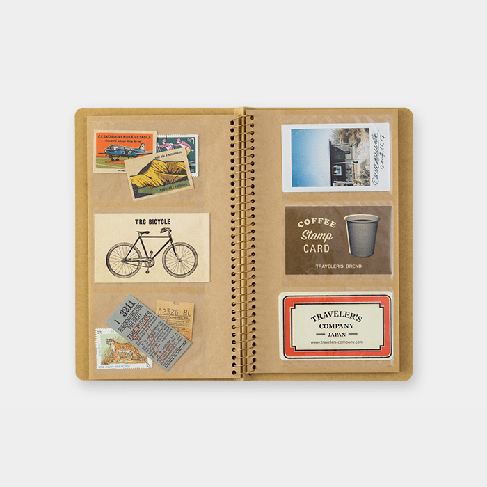 Traveller's Company - SPIRAL RING NOTEBOOK A5 -Card File