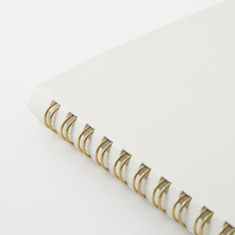 Midori Ring Notebook Color A5 Dot Grid White