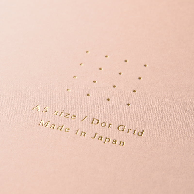 Midori Ring Notebook Color A5 Dot Grid Pink