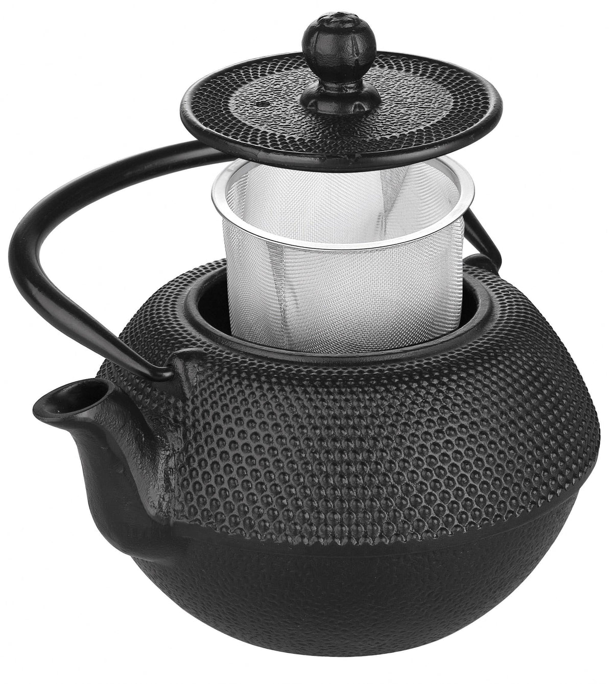 Ibili Teekanne aus Gusseisen schwarz, 0,3 Liter
