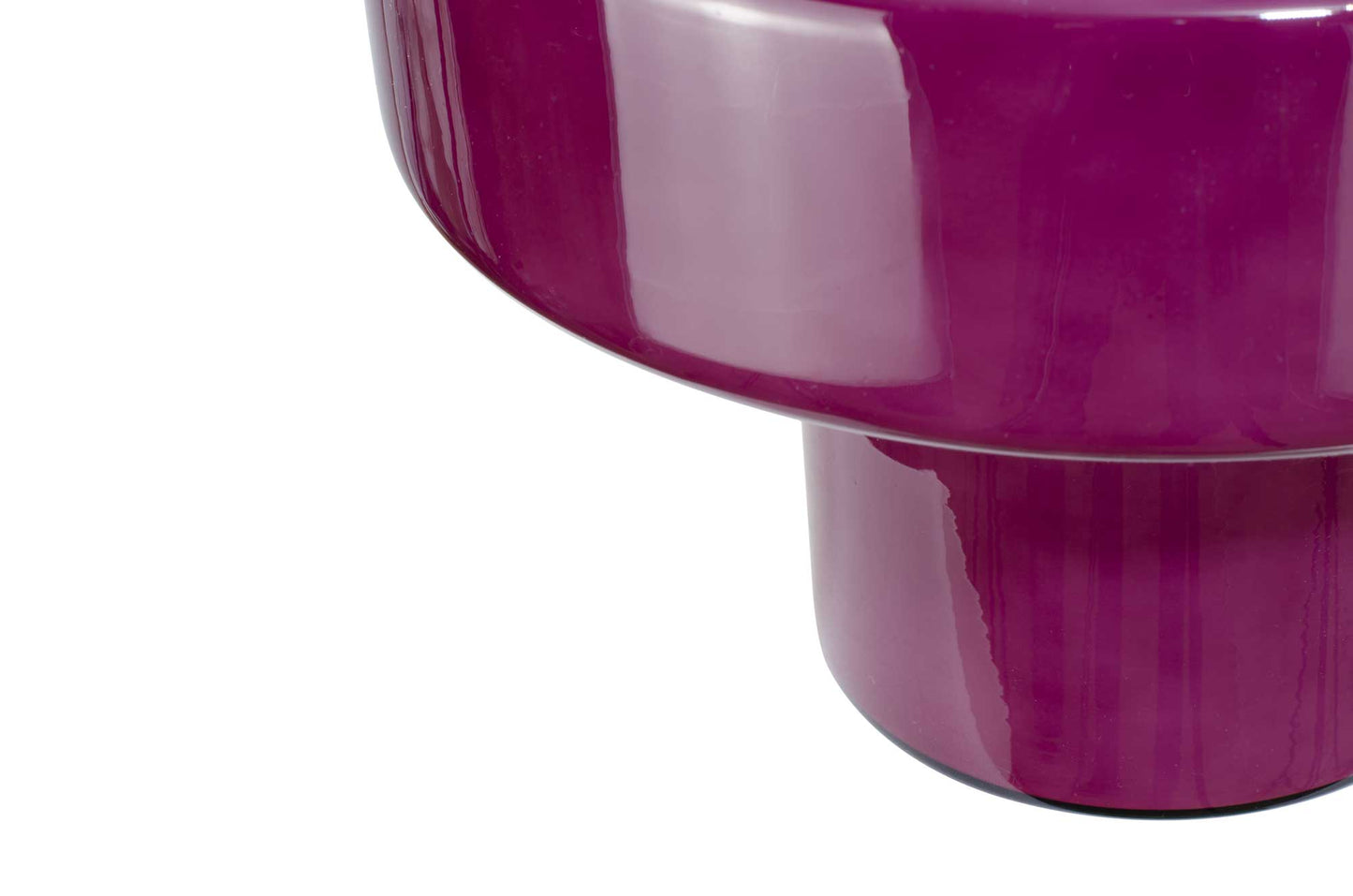 C-Création -Foza Tischlampe mit farbigem Glas und Retro-Stil - Blau