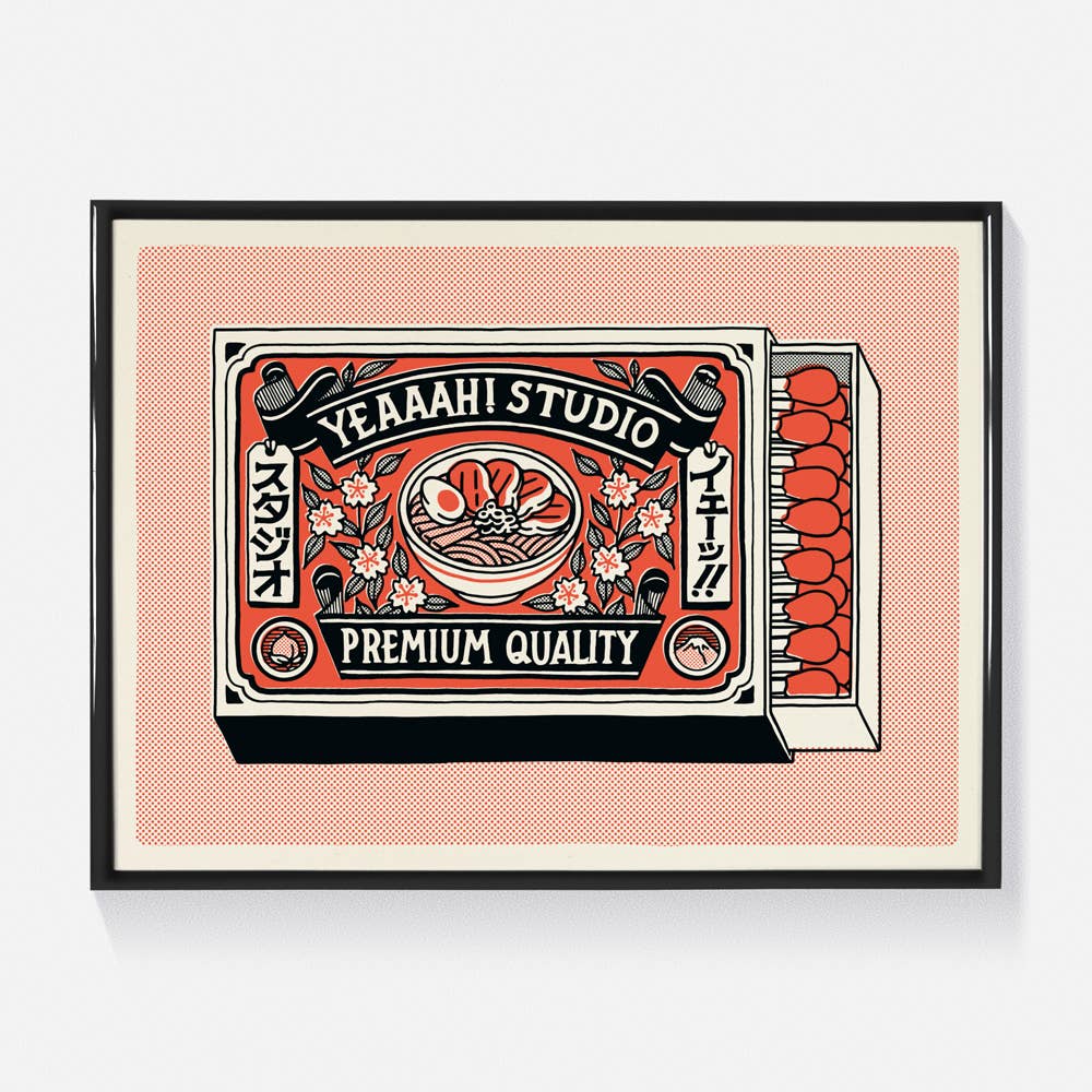 Poster Yeaaah! Studio „Matchbox“, Format 30 x 40 cm