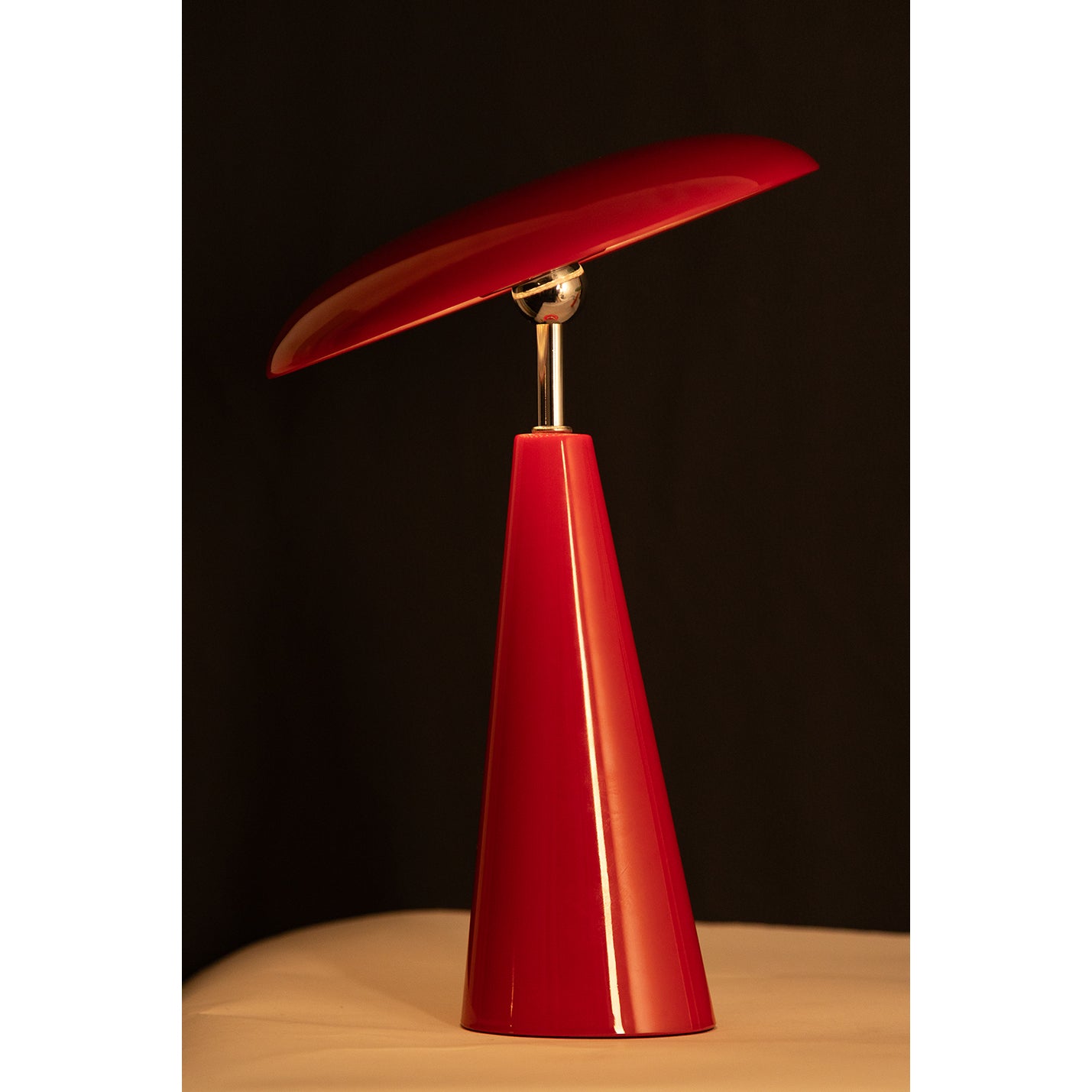 C-Création - Foza Table Lamp with Colored Glass and Retro Style - Orange