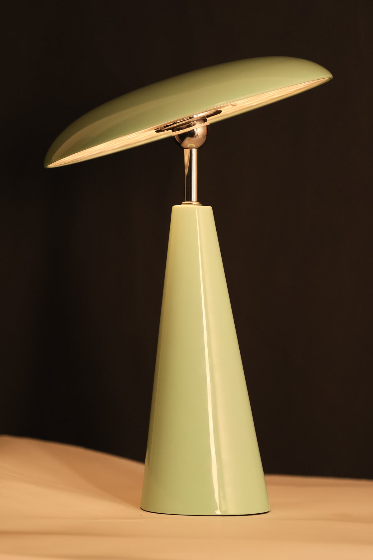 C-Création - Foza Table Lamp with Colored Glass and Retro Style - Orange