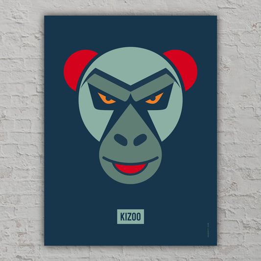 Poster "A monkey sees everything", art print