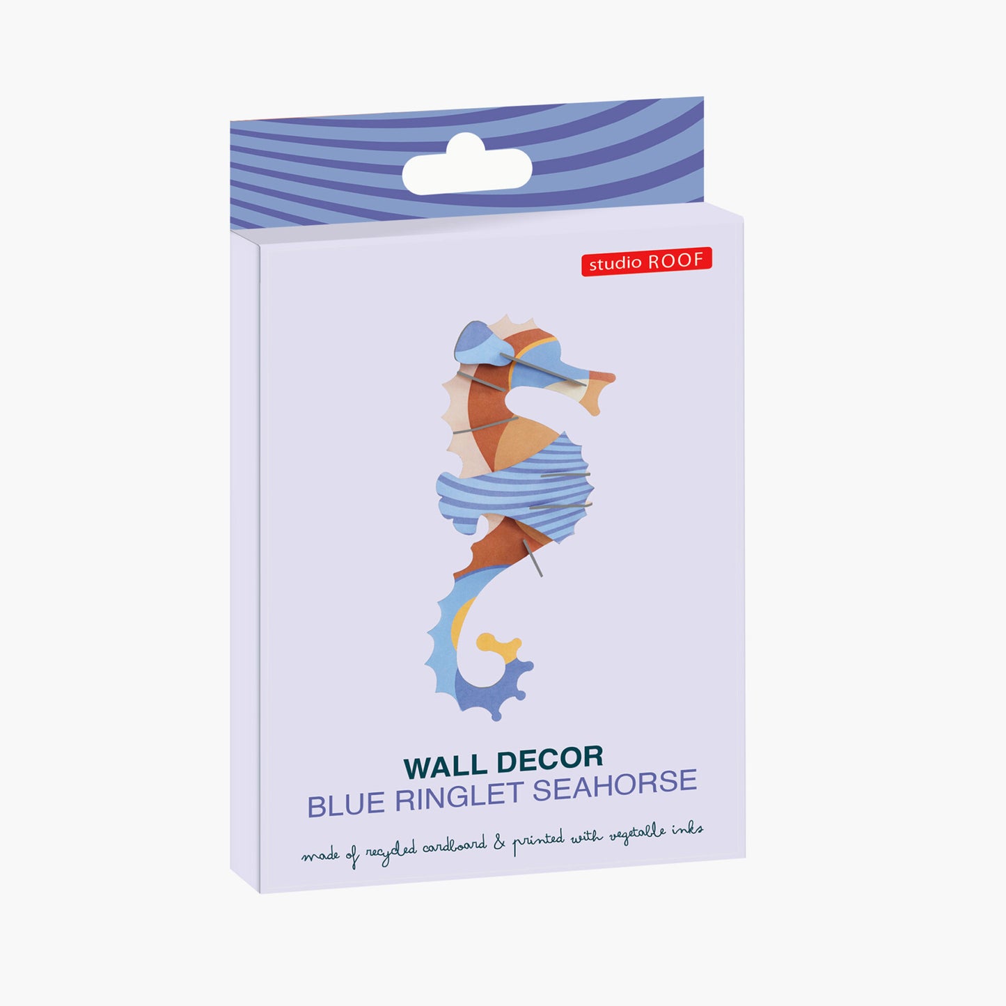 Studio ROOF - Wall Art - Blue Ringlet Seahorse