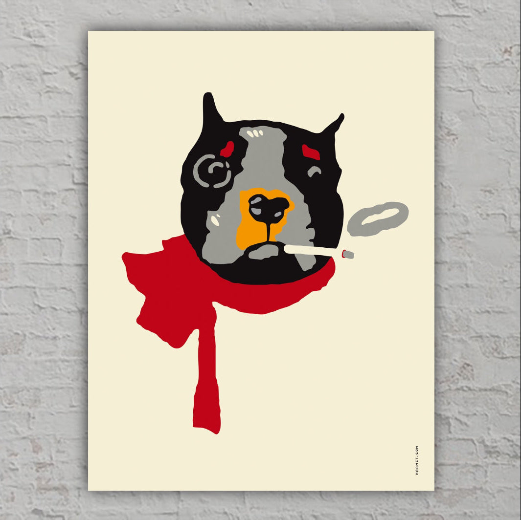 Poster "Smoking Casanova", art print