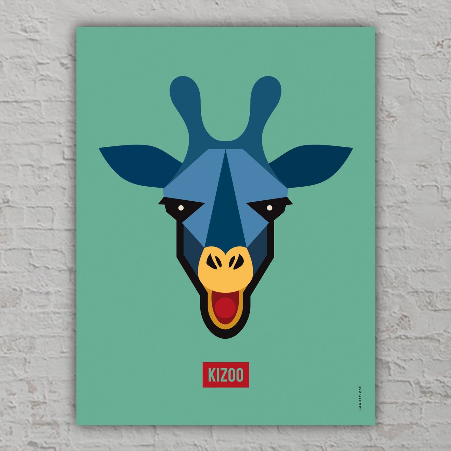 "Giraffe" poster, art print