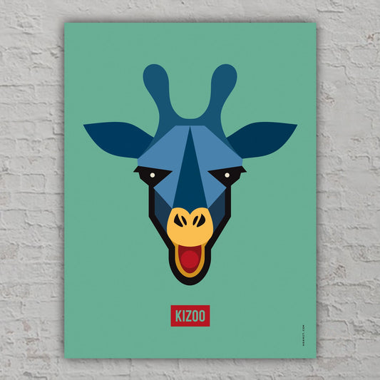 "Giraffe" poster, art print