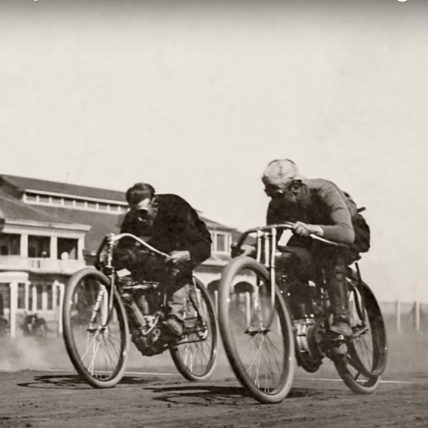 Poster Harley Davidson Board Tracker - Milwaukee/USA, 1916